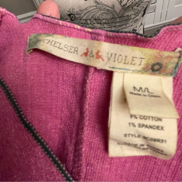 Chelsea & Violet Pink and Green Mini Dress - Picture 4 of 8